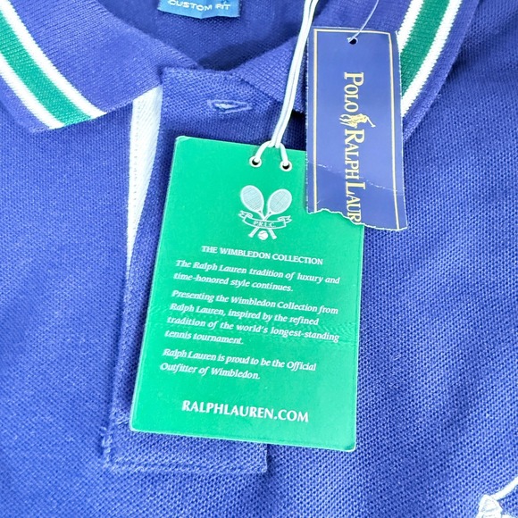 New Polo Ralph Lauren Women's Polo Shirt Wimbledon Collection Large Pony Medium - Picture 10 of 11